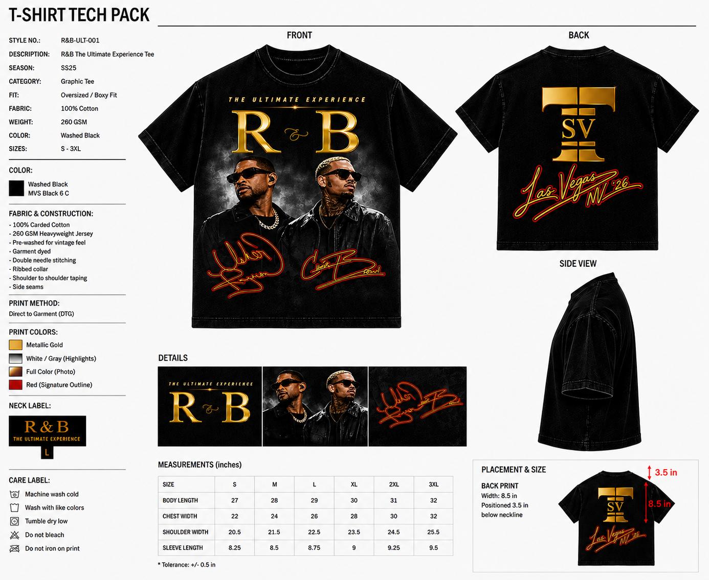 Usher | Chris Brown RnB: The Ultimate Experience Tee