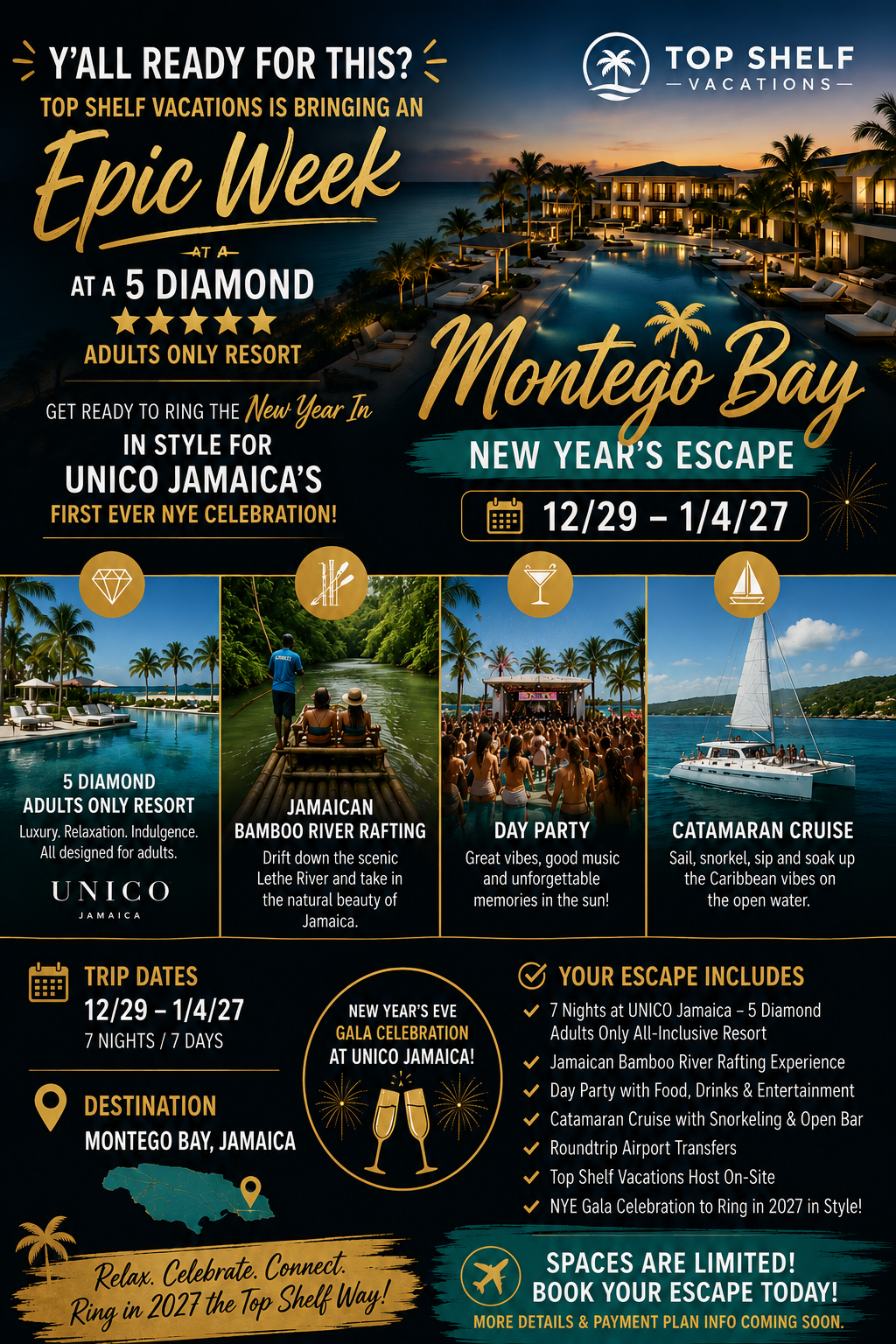 Montego Bay New Year’s Escape | 12/29 - 1/4/27