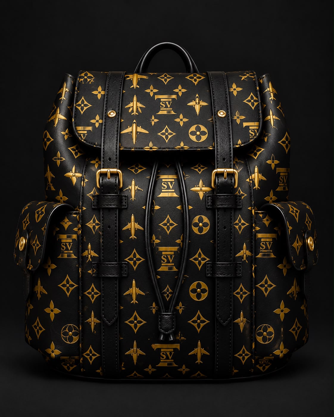 TSV Essentials backpack (Blk/Gold)