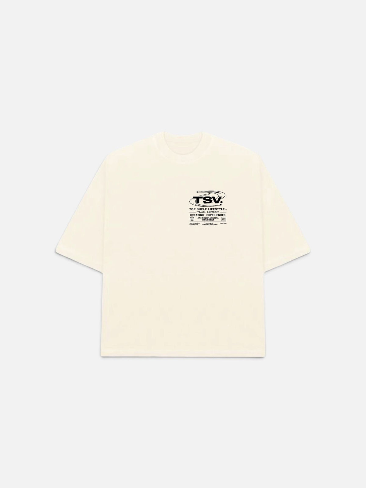 TSV World Tour ’26 Oversized Tee — Cream
