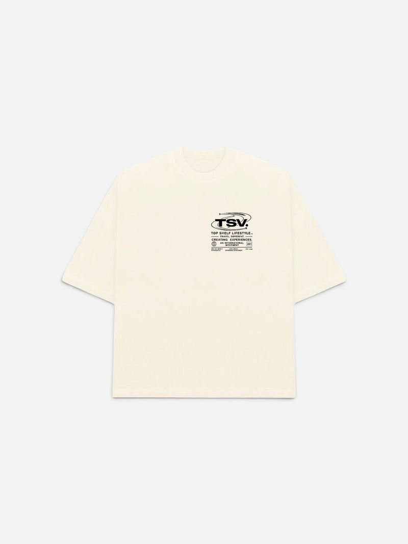 TSV World Tour ’26 Oversized Tee — Cream