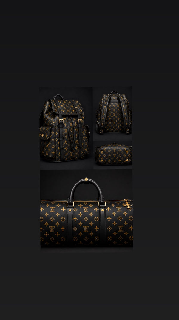 TSV Weekender Travel Set (Blk/Gold)